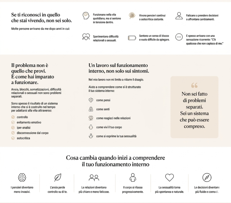 psicoterapia integrata alla sessuologia